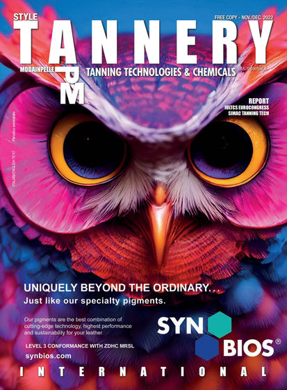《Tannery》意大利2022年11-12月号专业鞋包工艺杂志