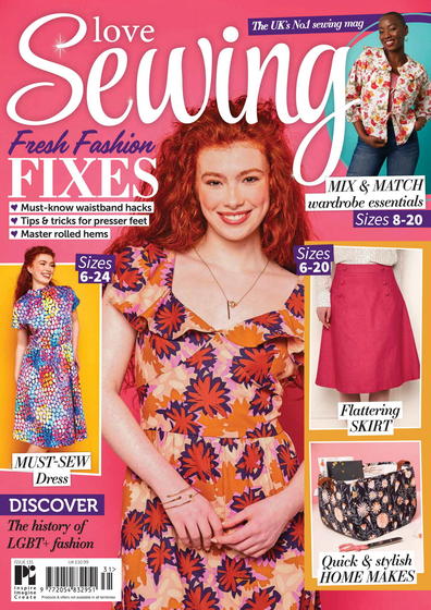 《Love Sewing》英国2024年02月号服装缝纫杂志（#131）