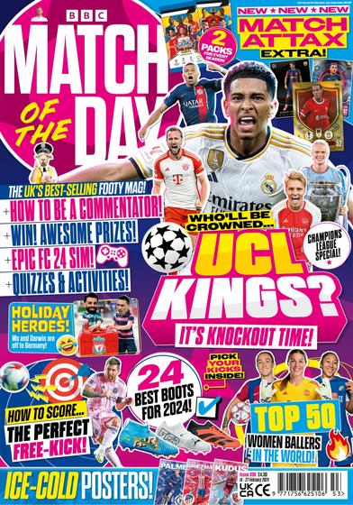 《Match of the Day》英国2024年02月号专业运动系列杂志（世界杯）